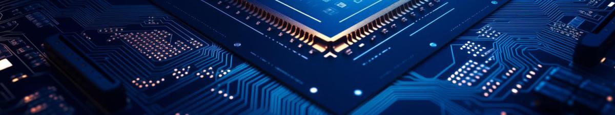 stock image of a computer chip